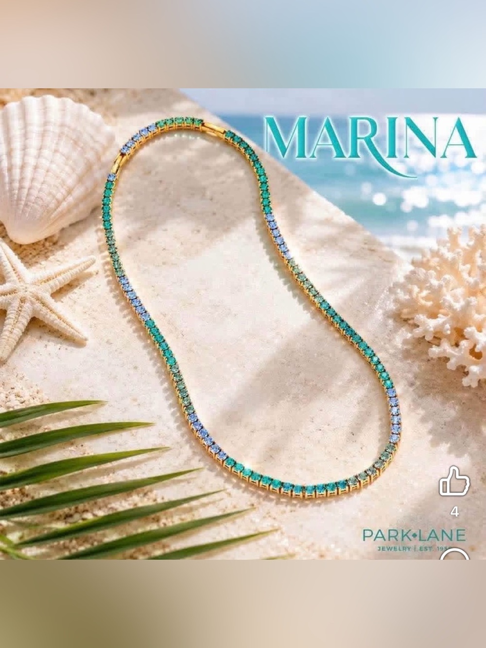 Park Lane “Marina” Eternity Necklace! BNIB!!